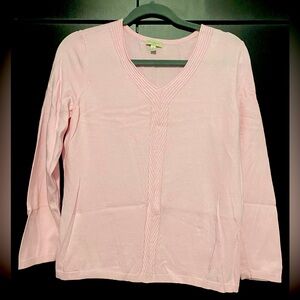 Talbots light sweater, light pink color, great condition!
